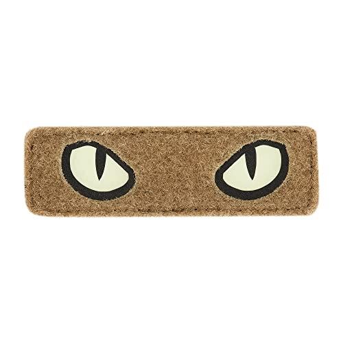 M-Tac Cat Eyes Soft Patch - Tactical Moral Patch for Military Gear - Army Combat Hook and Loop Patches (Coyote/GID) von M-Tac