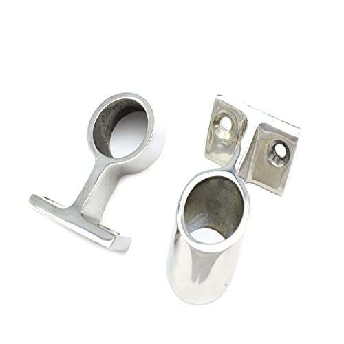 Handlaufdurchlass 60° 25mm Reling Handlauf Edelstahl A4 Geländer von M-Teile-Store