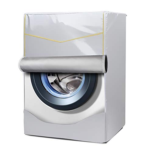 Mr.You]Wasserdicht Waschmaschine/Trockner Abdeckung Für Frontlader Silber Verdickte M von §Ｍ∞Ｙ∞Mr.You