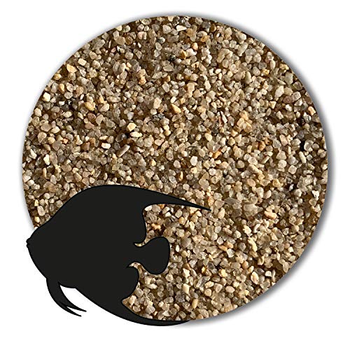 Müller GmbH - Aquarium Sand/Aquarium Kies - 25 KG - 0,63 - 1,25mm - Natur - Deutsche Premiumqualität von Anbobo