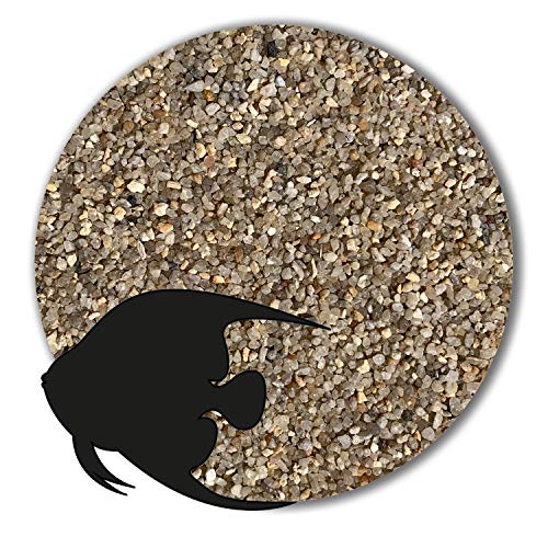 Müller GmbH - Aquarium Sand/Aquarium Kies - 25 KG - 0,8 - 1,6mm - Natur - Deutsche Premiumqualität von Anbobo