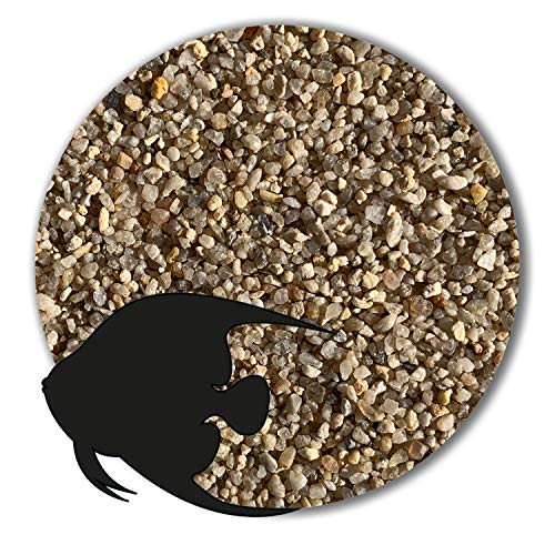 Müller GmbH - Aquarium Sand/Aquarium Kies - 25 KG - 1,0 - 2,0mm - Natur - Deutsche Premiumqualität von Anbobo