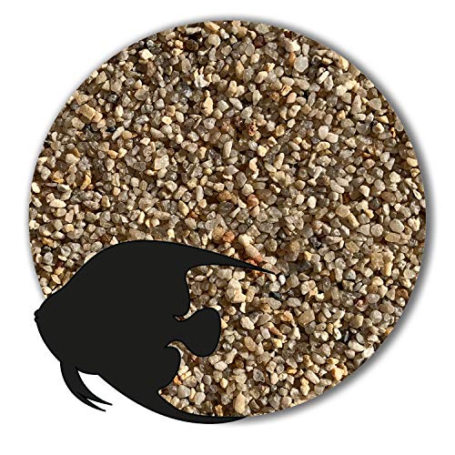 Müller GmbH - Aquarium Sand/Aquarium Kies - 25 KG - 1,4 - 2,2mm - Natur - Deutsche Premiumqualität von Anbobo