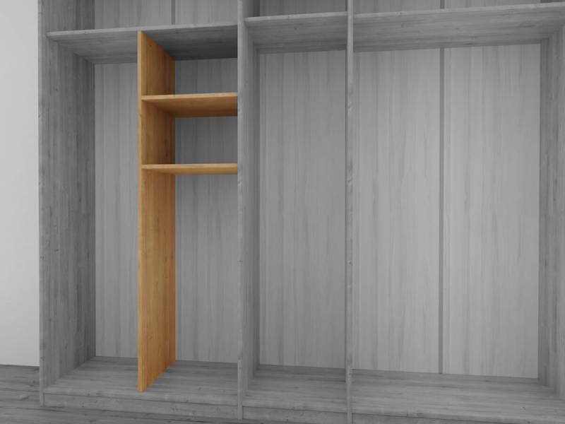 M&H Kleiderschrank T-Inneneinteilung von M & H