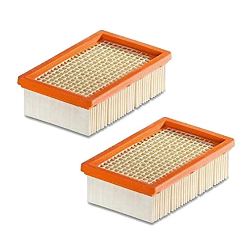 1-10 Stück Flachfilter für KÄRCHER - ersetzt original Filter wie 2.863-005.0 für MV 4 5 6 P Premium (MV5, MV 5P, Premium, 2 Filter) von M&M Smartek