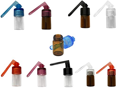 10 x Set Dosierer Portionierer sniff Snuff Sniffer Spender Dispenser mit Löffel aus dem Hause Smartek von M&M Smartek