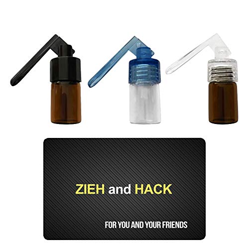 3 x Dosierer mit Löffel & Zieh and Hack Karte Straw Snuff Bat Snorter Nasal Tube Bullet Sniffer Snuffer Portionierer für Schnupftabak Schnupfset - Set wählbar (Set 4) von M&M Smartek