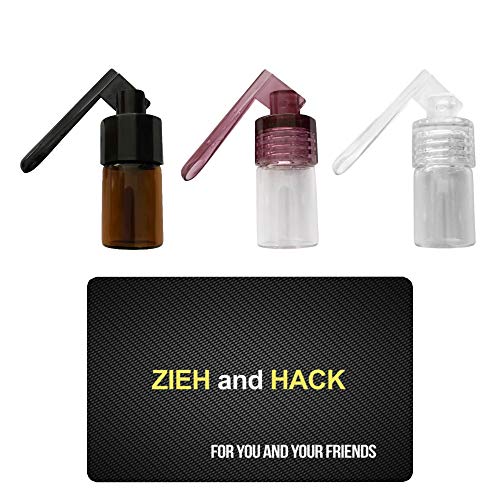 3 x Dosierer mit Löffel & Zieh and Hack Karte Straw Snuff Bat Snorter Nasal Tube Bullet Sniffer Snuffer Portionierer für Schnupftabak Schnupfset - Set wählbar (Set 6) von M&M Smartek