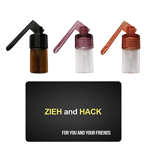 3 x Dosierer mit Löffel & Zieh and Hack Karte Straw Snuff Bat Snorter Nasal Tube Bullet Sniffer Snuffer Portionierer für Schnupftabak Schnupfset - Set wählbar (Set 7) von M&M Smartek