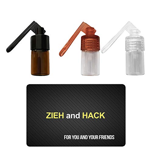 3 x Dosierer mit Löffel & Zieh and Hack Karte Straw Snuff Bat Snorter Nasal Tube Bullet Sniffer Snuffer Portionierer für Schnupftabak Schnupfset - Set wählbar (Set 9) von M&M Smartek
