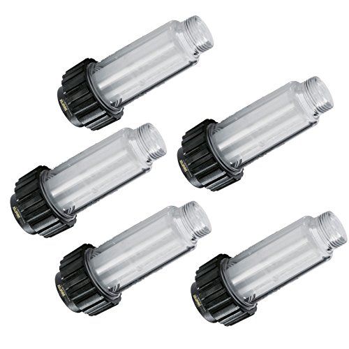 5 x Wasserfilter für Kärcher 4.730-059.0 von M&M Smartek - Anschluss 3/4" Für K2 bis K7 von M&M Smartek von M&M Smartek