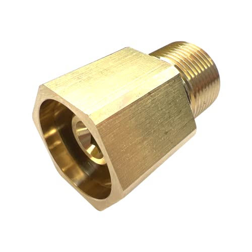 M&M Smartek Adapter 6 für Kärcher EASY!Lock TR22 IG auf M22 x 1,5 AG – Messing-Adapter für HD/HDS Hochdruckreiniger – Verbindet EASY!Force Pistole mit M22-Schläuchen von M&M Smartek