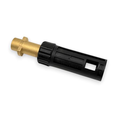 Bajonett Adapter für Lavor Kew Nilfisk Alto auf Kärcher K-Serie – Verbindungsstück für Lanzen & Aufsätze – Kompatibel mit Kärcher Hochdruckreiniger Pistole – Robuster Adapter aus Kunststoff/Messing Bajonett Adapter für Lavor Kew Nilfisk Alto auf Kärcher K-Serie – Verbindungsstück für Lanzen & Aufsätze – Kompatibel mit Kärcher Hochdruckreiniger Pistole – Robuster Adapter aus Kunststoff/Messing von M&M Smartek
