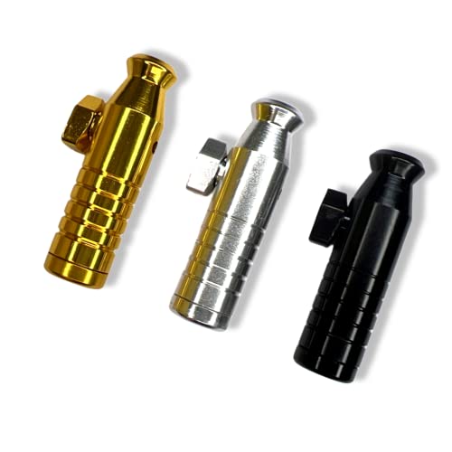 Dosierer Portionierer Spender für Schnupftabak Dispenser Alu/Metall in 7 Farben für deinen Schnupftabak Version 5.0 (3er Pack) von M&M Smartek
