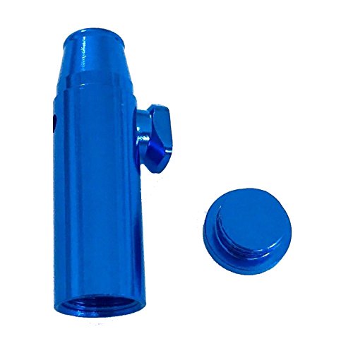 M&M Smartek Dosierer Portionierer sniff Snuff Bottle Sniffer Spender Schnupf Dispenser Metall DeutschlandFarbe (Blau) von M&M Smartek