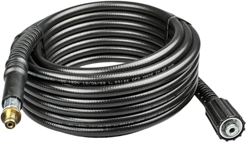 Hochdruckschlauch für Kärcher wie 6.390-463.0 6.390-463 63904630 CPE HDR – Anschluss Stecknippel 10mm : M22x 1,5 Innengewinde – Bis zu 60°C und 160 bar – Größe wählbar (Länge, 15 Meter) von M&M Smartek