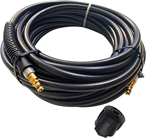 Hochdruckschlauch für alle Kärcher Hochdruckreiniger K2 bis K7 Home & Garden ab Baujahr 2009 mit Click Quick Connect Stecksystem wie 2.641-721.0 mit beidseitigem Quick Click inkl. Adapter M22IG (90m) Hochdruckschlauch für alle Kärcher Hochdruckreiniger K2 bis K7 Home & Garden ab Baujahr 2009 mit Click Quick Connect Stecksystem wie 2.641-721.0 mit beidseitigem Quick Click inkl. Adapter M22IG (90m) von M&M Smartek