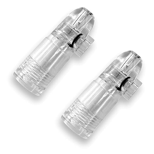 2 Stück Dosierer Acryl Schnupfdosierer Clear dispensers Batcher in der Länge von 49mm durchsichtig 2 Stück Dosierer Acryl Schnupfdosierer Clear dispensers Batcher in der Länge von 49mm durchsichtig von M&M Smartek