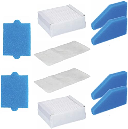 M&M Smartek Beutel + Filter Set für Pet & Family, Allergy & Family, Multi Clean X8 Parquet, Thomas Aqua+ Staubsauger füür AQUA+ MULTI CLEAN X10 (2x Filterset) von M&M Smartek