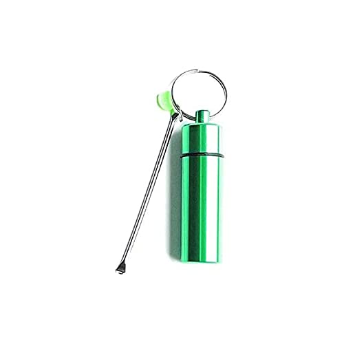 M&M Smartek Dosierer Portionierer Aufbewahrungsbox mit Löffel Spender Schnupf Dispenser (Grün) von M&M Smartek