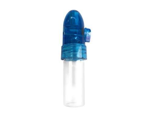 M&M Smartek Dosierer Portionierer Snuff sniff Bottle Sniffer Spender Dispenser Farben Deutschland 67mm (Blau/Durchsichtig) von M&M Smartek