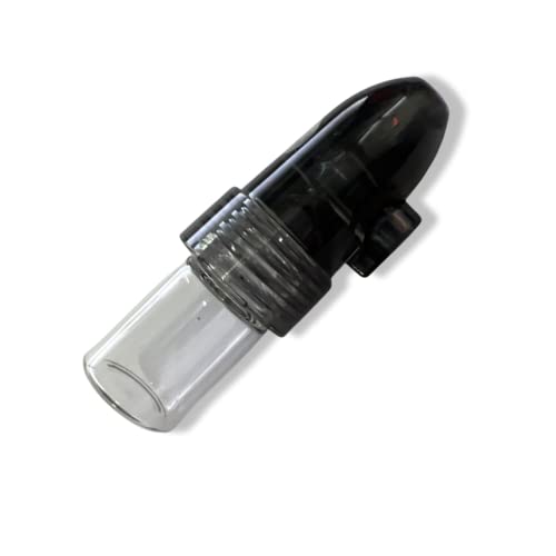 M&M Smartek Dosierer Portionierer Snuff sniff Bottle Sniffer Spender Dispenser Farben NEU (Schwarz/Durchsichtig) von M&M Smartek