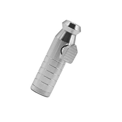 Dosierer Portionierer Spender für Schnupftabak Dispenser Alu/Metall in 7 Farben für deinen Schnupftabak Version 5.0 (Silber) von M&M Smartek