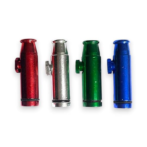 M&M Smartek Dosierer Portionierer sniff Snuff Bottle Sniffer Spender Dispenser Metall Version 3.0 (4er Pack) von M&M Smartek