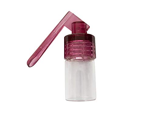 M&M Smartek Dosierer Portionierer sniff Snuff Bottle Sniffer Spender Dispenser mit Löffel Neu (Lila/Durchsichtig) von M&M Smartek