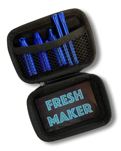 M&M Smartek EDLES Hard Case Schnupftabak Schnupfset Deluxe in blau Case mit Zwei Röhrchen, DREI Dosieren und Fresh Maker Karte für Schnupftabak M&M Smartek EDLES Hard Case Schnupftabak Schnupfset Deluxe in blau Case mit Zwei Röhrchen, DREI Dosieren und Fresh Maker Karte für Schnupftabak von M&M Smartek
