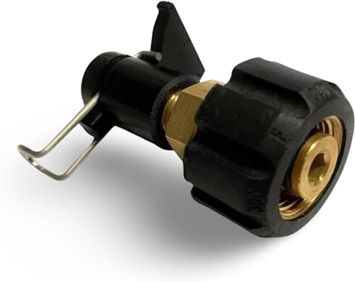 M&M Smartek Hochdruck Adapter für Schlauch Stecker Konverter für Hochdruckreiniger kompatibel zu/wie Kärcher, Black & Decker, Nilfisk G1/4" oder mit M22 IG (Option B für Black&Decker/AR & M22 IG) von M&M Smartek