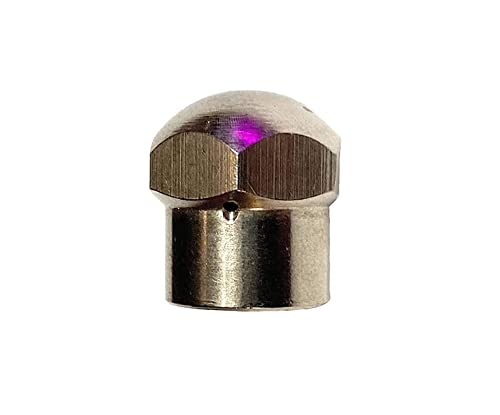 M&M Smartek Rohrreinigungsdüse mit 3x Rückstrahl für Reinigungsschläuche mit einem 1/8" Gewinde - 3 Strahl zurück für Kärcher Nilfisk etc. von M&M Smartek