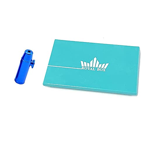 M&M Smartek Royal Box mit Röhrchen inkl. kostenlosem Dosierer für Schnupftabak in verschiedenen Variationen (Blau) von M&M Smartek