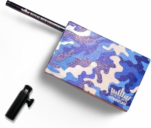 M&M Smartek Royal Box mit Röhrchen inkl. kostenlosem Dosierer für Schnupftabak in verschiedenen Variationen (Blau Camouflage) von M&M Smartek