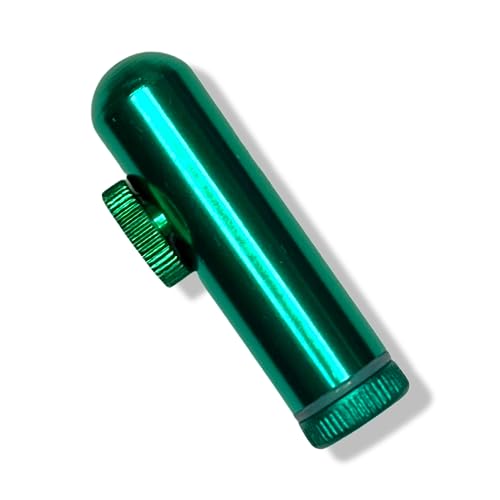 M&M Smartek Schnupftabakspender Dosierer Alu in versch. Farben Dispender Snorter Snuff Spender Rocker diskret Version 4 – V2.0 2023 (Grün) von M&M Smartek