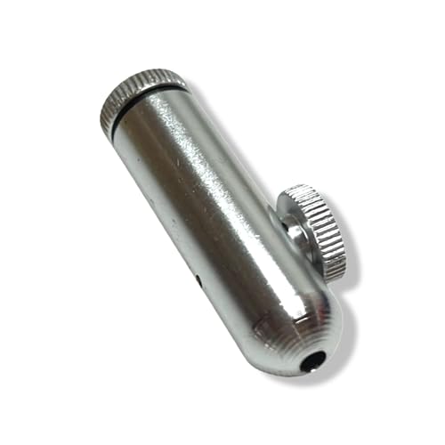 M&M Smartek Schnupftabakspender Dosierer Alu in versch. Farben Dispender Snorter Snuff Spender Rocker diskret Version 4 – V2.0 2023 (Silber) von M&M Smartek