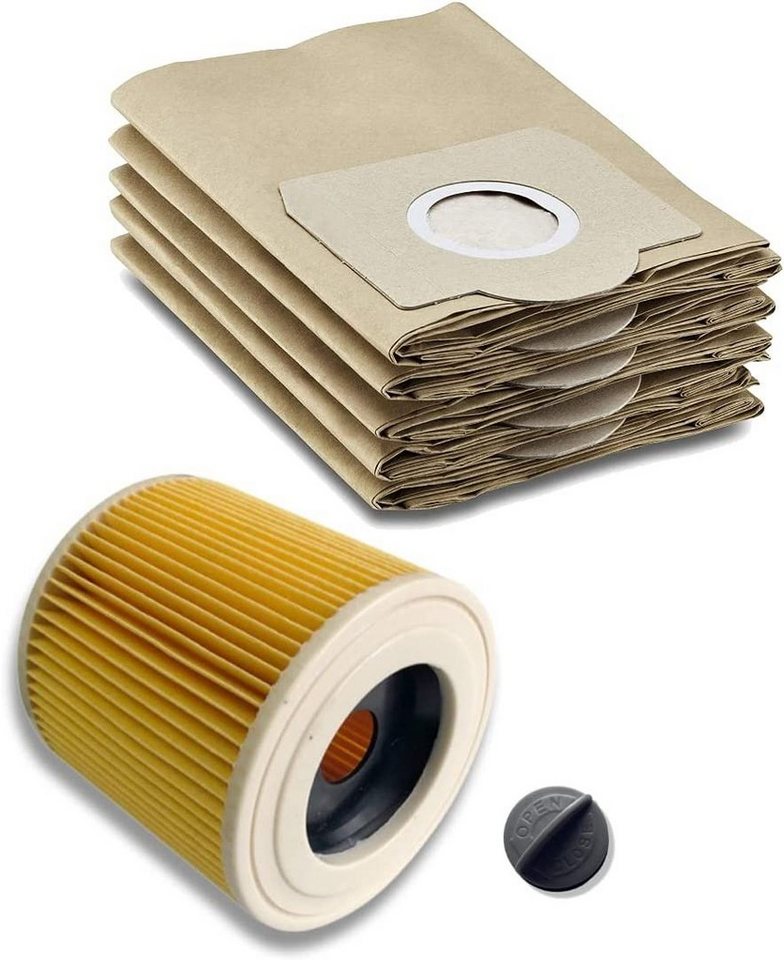 M&M Smartek Staubsaugerbeutel Papier-Filter-Tüten wie 6.959-130.0 + Patronenfilter wie 6.414-552.0, passend für Kärcher, 1 St., für Nass-/ Trockensauger / Mehrzwecksauger M&M Smartek Staubsaugerbeutel Papier-Filter-Tüten wie 6.959-130.0 + Patronenfilter wie 6.414-552.0, passend für Kärcher, 1 St., für Nass-/ Trockensauger / Mehrzwecksauger von M&M Smartek