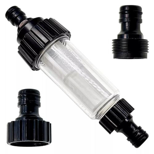 M&M Smartek Wasserfilter Set 16mm Schnelladapter | 3/4" Wasserhahn Vorfilter | Gartenschlauch Anschluss | Effektive Wasserfilterung | Innen- & Außengewinde | Langlebig & Vielseitig M&M Smartek Wasserfilter Set 16mm Schnelladapter | 3/4" Wasserhahn Vorfilter | Gartenschlauch Anschluss | Effektive Wasserfilterung | Innen- & Außengewinde | Langlebig & Vielseitig von M&M Smartek