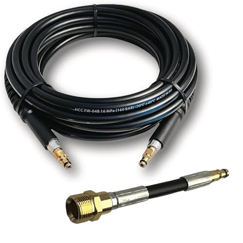 Schlauch für Kärcher - Klick-Bajonett auf M22 Buchse für Kärcher K2 Hochdruckreiniger Schrauben Sie den Quick-Connect Adapter auf Hochdruckreiniger K2 K3 K4 K5 K6 K7 (5 Meter) von M&M Smartek