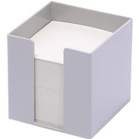 M&M Zettelbox grigio (hellgrau) inkl. 700 Notizzettel von M&M