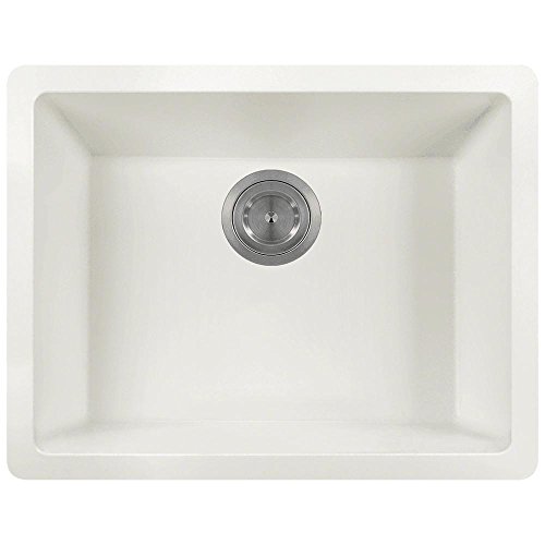 MR Direct 808 White TruGranite Single Bowl Kitchen Sink by MR Direct von MR Direct