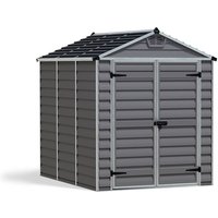 Palram - Canopia Kunststoff Gerätehaus Skylight 68 Grau 229x185x217 cm von M&S