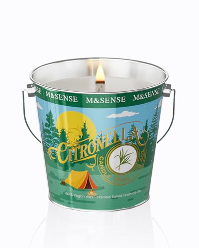 M&SENSE Citronella Kerze Outdoor 550g, Eukalyptus Duftkerze im Glas,110 Std Brenndauer, Sommer Duftkerze mit 8% Citronella Öl Natürliche Sojawachs, Eukalyptus Kerze für Garten Grill Terrasse M&SENSE Citronella Kerze Outdoor 550g, Eukalyptus Duftkerze im Glas,110 Std Brenndauer, Sommer Duftkerze mit 8% Citronella Öl Natürliche Sojawachs, Eukalyptus Kerze für Garten Grill Terrasse von M&SENSE