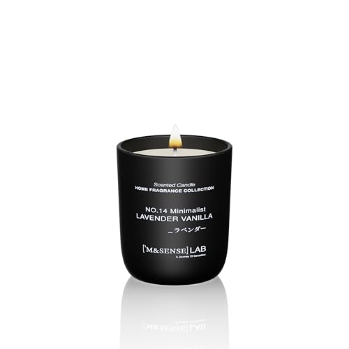 M&SENSE Duftkerzen im Glas Lavendel-Vanille - Natursojawax Kerze 150g 30h Brenndauer,Geschenk für Frauen und Männer,Einfaches Design,Aromatherapie für Zuhause, Bad,Yoga Entspannung,Natural Soy Candle M&SENSE Duftkerzen im Glas Lavendel-Vanille - Natursojawax Kerze 150g 30h Brenndauer,Geschenk für Frauen und Männer,Einfaches Design,Aromatherapie für Zuhause, Bad,Yoga Entspannung,Natural Soy Candle von M&SENSE