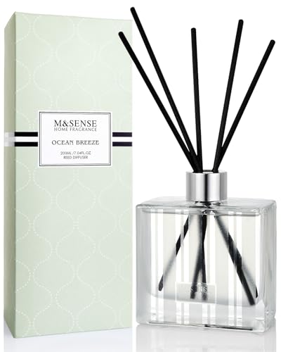 M&SENSE Duftstäbchen Set, 200ml Kokosnuss & Ananas Duft, Aroma Diffuser mit 7 Stäbchen, langanhaltender Raumduft für Badezimmer, Schlafzimmer, Regal, Geschenkidee für Sie, MSRD0105 M&SENSE Duftstäbchen Set, 200ml Kokosnuss & Ananas Duft, Aroma Diffuser mit 7 Stäbchen, langanhaltender Raumduft für Badezimmer, Schlafzimmer, Regal, Geschenkidee für Sie, MSRD0105 von M&SENSE