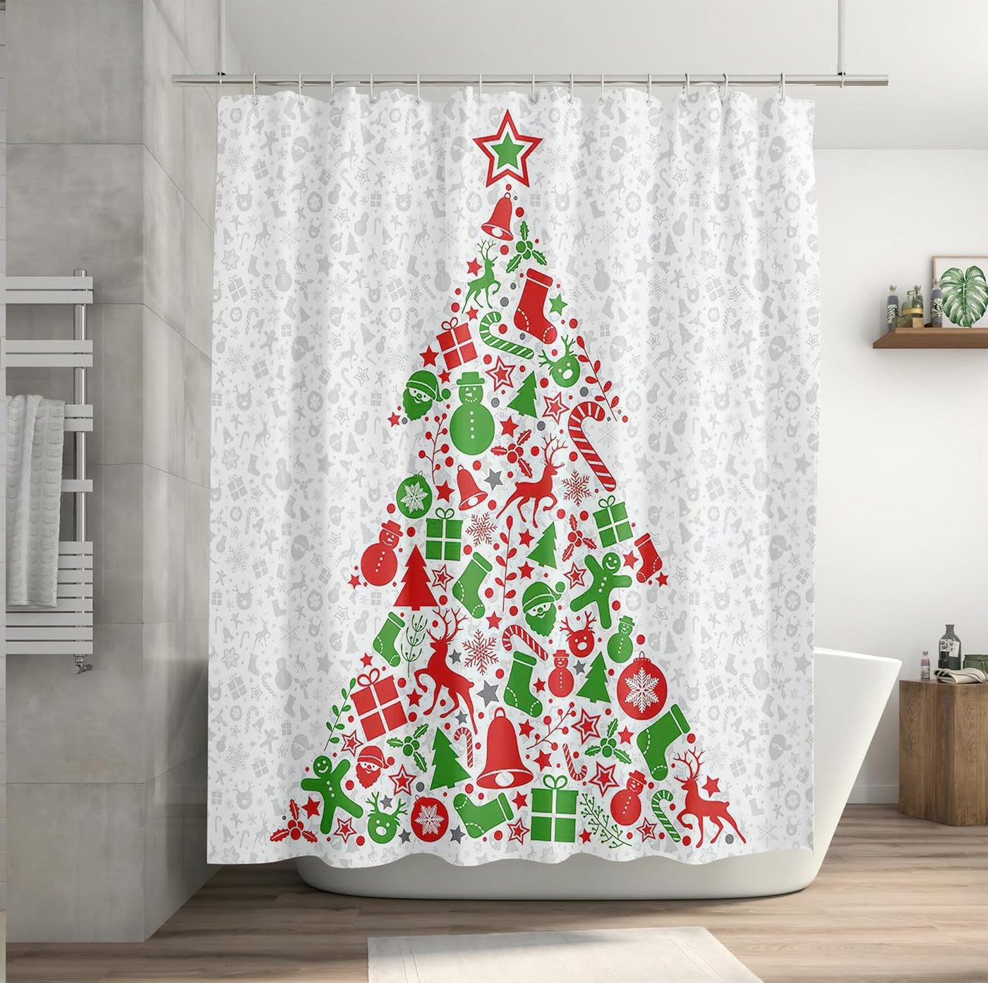 M&W DAS DESIGN Duschvorhang 180x200 Anti schimmel Waschbar Mit gewicht Lustig Breite 180 cm M&W DAS DESIGN Duschvorhang 180x200 Anti schimmel Waschbar Mit gewicht Lustig Breite 180 cm von M&W DAS DESIGN
