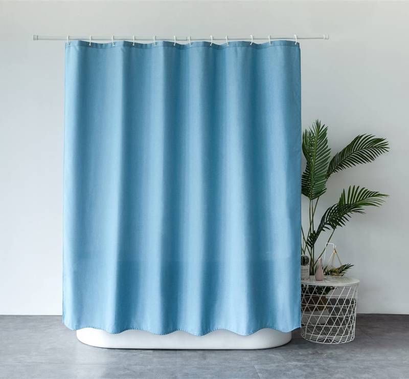 M&W DAS DESIGN Duschvorhang 180x200 Shower curtains Anti schimmel Waschbar Mit gewicht Schwer von M&W DAS DESIGN