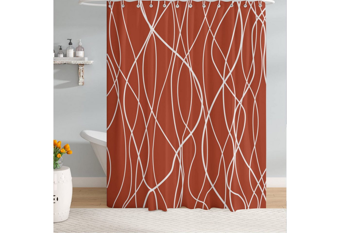 M&W DAS DESIGN Duschvorhang 180x200 Shower curtains Anti schimmel Waschbar M&W DAS DESIGN Duschvorhang 180x200 Shower curtains Anti schimmel Waschbar von M&W DAS DESIGN