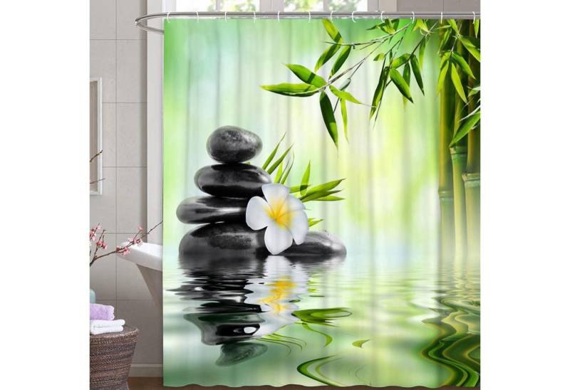 M&W DAS DESIGN Duschvorhang 180x200cm Shower curtains Anti schimmel Waschbar Breite 180 cm von M&W DAS DESIGN