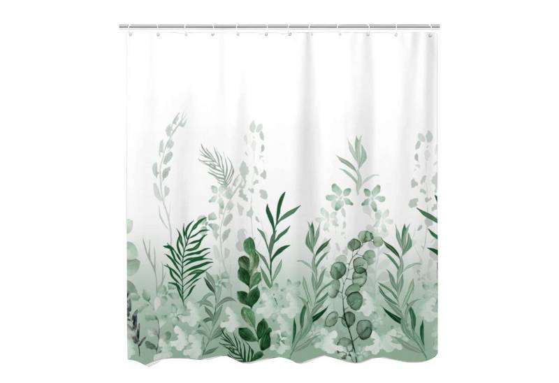 M&W DAS DESIGN Duschvorhang Shower curtains Anti schimmel Waschbar ​​180x200 Duschvorhang grün von M&W DAS DESIGN